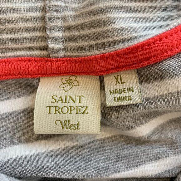 Saint Tropez West Hooded Bathing Suit Coverup - Picture 4 of 7